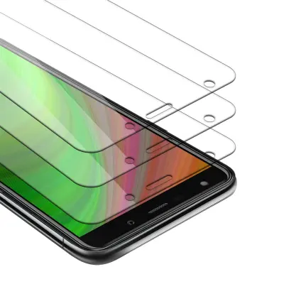 CADORABO WIKO Y61 - Zaščitna folija v visoka prosojnost - 3-pack Kaljeno zaščitno steklo za zaslone s trdoto 9H in združljivostjo s 3D dotikom