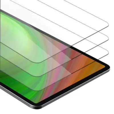 CADORABO Apple iPad PRO 2018 (12.9 Zoll) v visoka prosojnost - 3-pack Kaljeno steklo za zaščito zaslona s trdoto 9H in združljivostjo s 3D dotikom