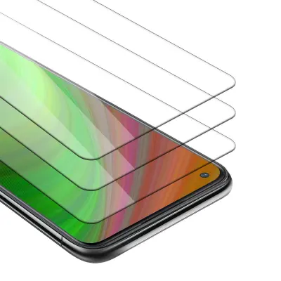 CADORABO OnePlus Nord N10 5G - Zaščitna folija - 3-pack Kaljeno zaščitno steklo za zaslone s trdoto 9H in združljivostjo s 3D dotikom