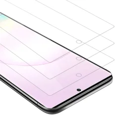 CADORABO Samsung Galaxy NOTE 20 PLUS - Zaščitna folija - 3-pack Kaljeno zaščitno steklo za zaslone s trdoto 9H in združljivostjo s 3D doti