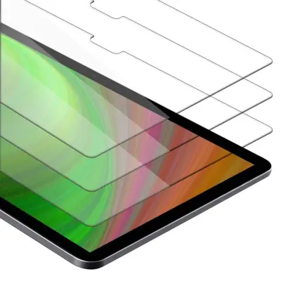 CADORABO Microsoft Surface GO v visoka prosojnost - 3-pack Kaljeno steklo za zaščito zaslona s trdoto 9H in združljivostjo s 3D dotikom