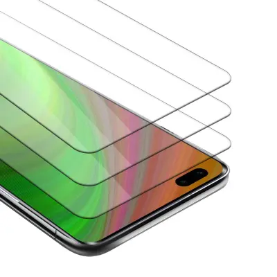 CADORABO Xiaomi RedMi K30/K30i 5G - Zaščitna folija - 3-pack Kaljeno zaščitno steklo za zaslone s trdoto 9H in združljivostjo s 3D dotik