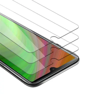 CADORABO Sony Xperia L4 - Zaščitna folija v visoka prosojnost - 3-pack Kaljeno zaščitno steklo za zaslone s trdoto 9H in združljivostjo s 3D dotikom