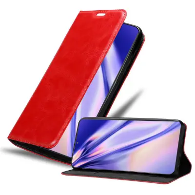 CADORABO Samsung Galaxy NOTE 20 PLUS v rdeče jabolko - Zaščitni ovitek z magnetnim zapiranjem, stoječo funkcijo in režo za kartice