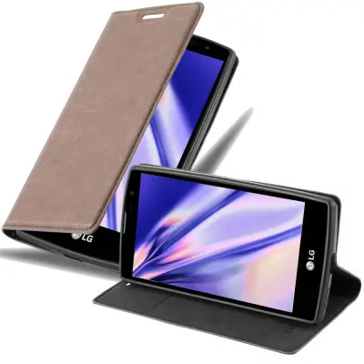 CADORABO LG G4C/G4 MINI/MAGNA v kavovinsko rdeča - Zaščitni ovitek z magnetnim zapiranjem, stoječo funkcijo in režo za kartice