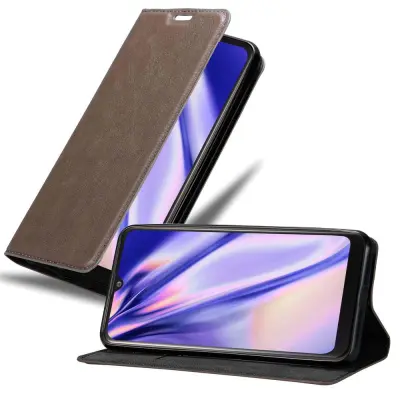 Cadorabo Ohišje, združljivo z LG K50 v kavovinsko rdeča - Zaščitni ovitek z magnetnim zapiranjem, stoječo funkcijo in režo za kartice