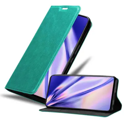 CADORABO Samsung Galaxy A51 4G/M40s v bencinsko turkizna - Zaščitni ovitek z magnetnim zapiranjem, stoječo funkcijo in režo za kartice