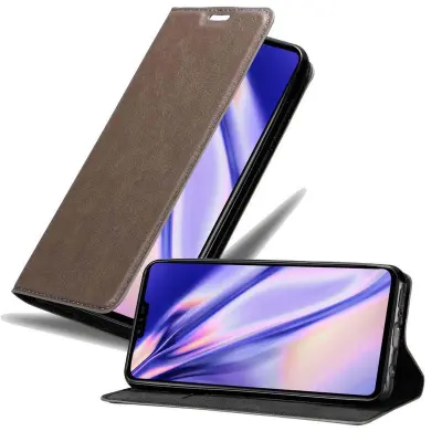 Cadorabo Ohišje, združljivo z LG V50 v kavovinsko rdeča - Zaščitni ovitek z magnetnim zapiranjem, stoječo funkcijo in režo za kartice
