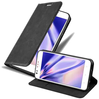 CADORABO HTC Desire 10 LIFESTYLE/Desire 825 v nočna črna - Zaščitni ovitek z magnetnim zapiranjem, stoječo funkcijo in režo za kartice