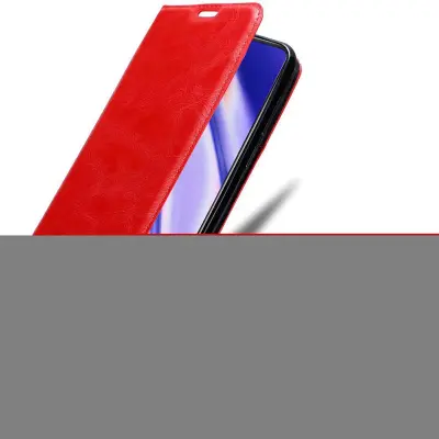 Cadorabo Ohišje, združljivo z Vivo V11i v rdeče jabolko - Zaščitni ovitek z magnetnim zapiranjem, stoječo funkcijo in režo za kartice