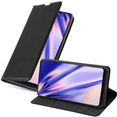 Cadorabo Ohišje, združljivo z Xiaomi Mi MIX 2 v nočna črna - Zaščitni ovitek z magnetnim zapiranjem, stoječo funkcijo in režo za kartice