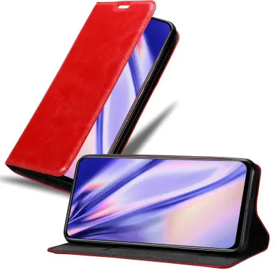 Cadorabo Ohišje, združljivo z Vivo V15 PRO v rdeče jabolko - Zaščitni ovitek z magnetnim zapiranjem, stoječo funkcijo in režo za kartice