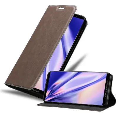 Cadorabo Ohišje, združljivo z Huawei MATE RS v kavovinsko rdeča - Zaščitni ovitek z magnetnim zapiranjem, stoječo funkcijo in režo za kartice