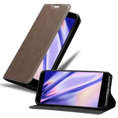 Cadorabo Ohišje, združljivo z Xiaomi BLACK SHARK v kavovinsko rdeča - Zaščitni ovitek z magnetnim zapiranjem, stoječo funkcijo in režo za kartice