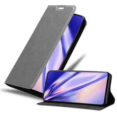 CADORABO Samsung Galaxy A51 4G/M40s v titansko siva - Zaščitni ovitek z magnetnim zapiranjem, stoječo funkcijo in režo za kartice