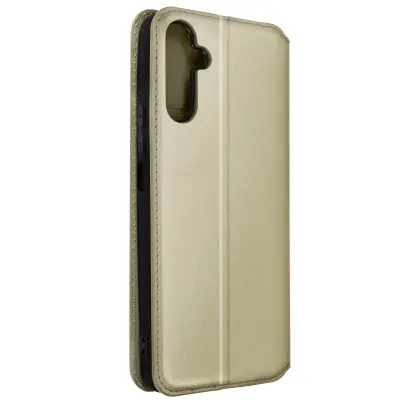 Ovitek za Samsung Galaxy A14 5G / 4G Card-holder Cover Video Stand Yellow