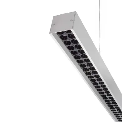 28W LED viseča svetilka z zatemnitvenim kotom svetlobe 24 stopinj, pisarniška pisarna, študija 4000K z 230V napajalnikom BELA