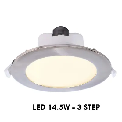 Vgradni reflektor 12cm 3 stopenjski LED 15W 3 v 1 stropne luči vhod 230V