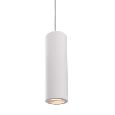 Moderni obesek iz mavca LED GU10 Cilindrični lestenec Viseča luč Pub Bar 230V