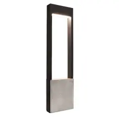 CHERTAN Svetilka 60cm LED 12W aluminij betonski kamen IP54 zunanja luč vrtni drevored 230V VELIKOST 60CM