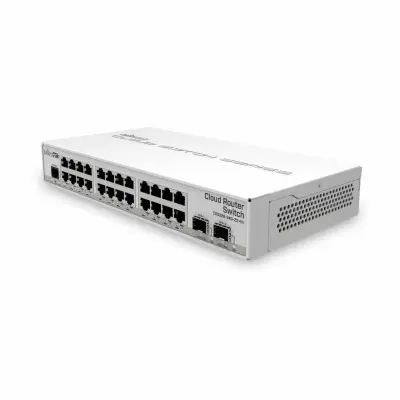 STIKALO 24-PORT 2xSFP Mikrotik 100/1000 Managed PoE pasivni (CRS326-24G-2S+IN)