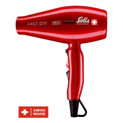 SOLIS Fast Dry 360° Ionic Red sušilnik za lase