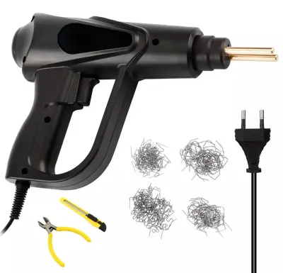 Električni spajkalnik 70W za varjenje plastike z LED + 200 sponk