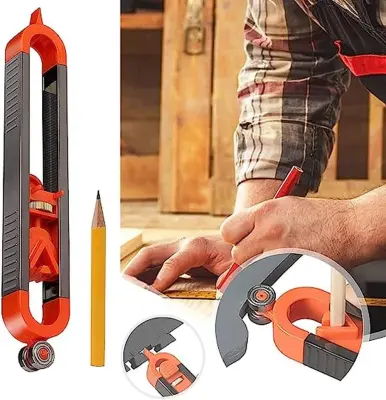 Predloga za preslikavo oblik 23cm – konturni merilnik