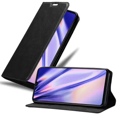 Cadorabo Ohišje, združljivo z Huawei P30 PRO v nočna črna - Zaščitni ovitek z magnetnim zapiranjem, stoječo funkcijo in režo za kartice