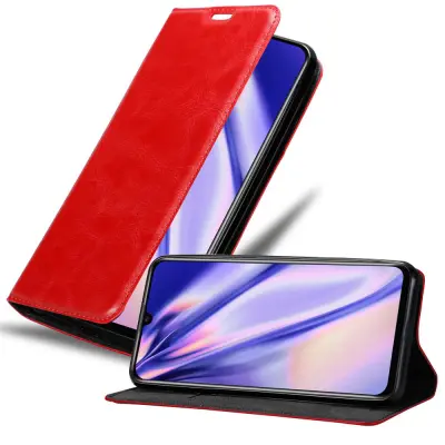 CADORABO Honor 10i/20i/20 LITE/Huawei Enjoy 9S v rdeče jabolko - Zaščitni ovitek z magnetnim zapiranjem, stoječo funkcijo in režo za kartice