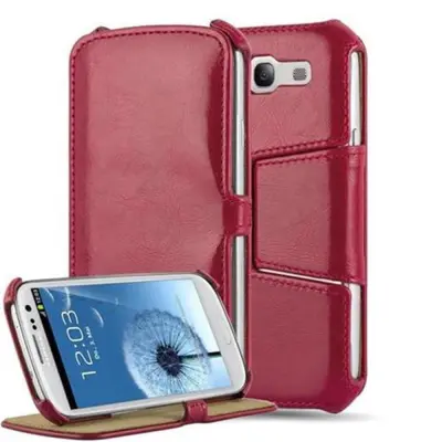 CADORABO Samsung Galaxy S3/S3 NEO v strastno rdeča - Zaščitni ovitek BREZ magnetnega zapiranja s funkcijo stojala in vogalnim držalom