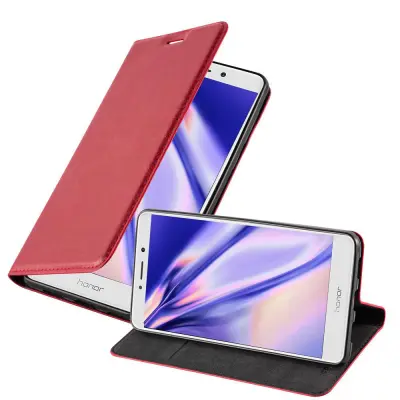 CADORABO Huawei MATE 9 LITE/GR5 2017/Honor 6X v rdeče jabolko - Zaščitni ovitek z magnetnim zapiranjem, stoječo funkcijo in režo za kartice