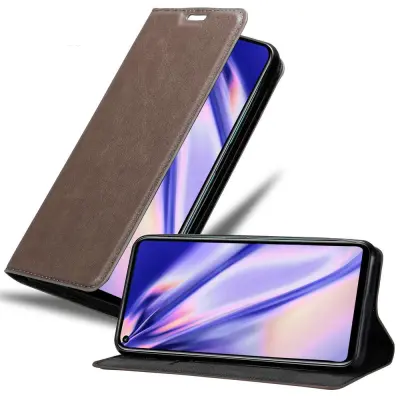 Cadorabo Ohišje, združljivo z Honor 20 PRO v kavovinsko rdeča - Zaščitni ovitek z magnetnim zapiranjem, stoječo funkcijo in režo za kartice