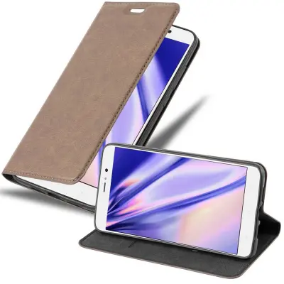 Cadorabo Ohišje, združljivo z Xiaomi Mi 5s PLUS v kavovinsko rdeča - Zaščitni ovitek z magnetnim zapiranjem, stoječo funkcijo in režo za kartice