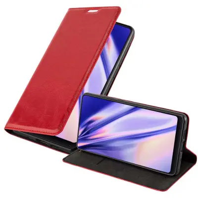Cadorabo Ohišje, združljivo z Xiaomi Mi MIX 2S v rdeče jabolko - Zaščitni ovitek z magnetnim zapiranjem, stoječo funkcijo in režo za kartice