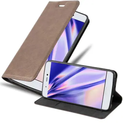 Cadorabo Ohišje, združljivo z Xiaomi Mi 5s v kavovinsko rdeča - Zaščitni ovitek z magnetnim zapiranjem, stoječo funkcijo in režo za kartice
