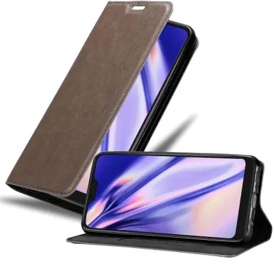 Cadorabo Ohišje, združljivo z Xiaomi Mi 8 LITE v kavovinsko rdeča - Zaščitni ovitek z magnetnim zapiranjem, stoječo funkcijo in režo za kartice