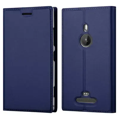 Cadorabo Ohišje, združljivo z Nokia Lumia 925 v klasična temno modra - Zaščitni ovitek z magnetnim zapiranjem, stoječo funkcijo in režo za kartice