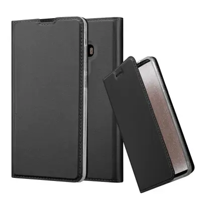 Cadorabo Ohišje, združljivo z Xiaomi Mi MIX 2 v klasična črna - Zaščitni ovitek z magnetnim zapiranjem, stoječo funkcijo in režo za kartice