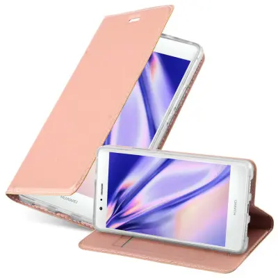 CADORABO Huawei P9 LITE 2016/G9 LITE v klasična rožnata zlata - Zaščitni ovitek z magnetnim zapiranjem, stoječo funkcijo in režo za kartice