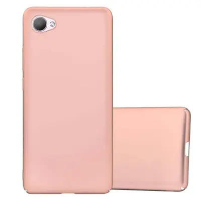 CADORABO primera, ki je združljiv s HTC v kovinskem rosă ‰ Gold - Hard Case zaščitni pokrov v kovinskem videzu proti praskam in udarcem