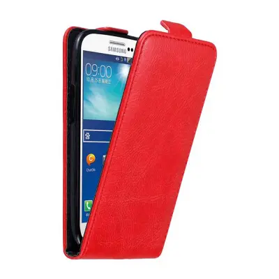 Cadorabo Ohišje, združljivo z Samsung Galaxy S3 / S3 NEO v rdeče jabolko - Zaščitni ovitek v obliki flipa z magnetnim zapiranjem