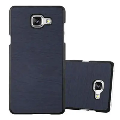 CADORABO Ohišje, združljiv s Samsungom v Woody Blue - Hard Case Zaščitni pokrov v lesenem videzu pred praskami in udarci