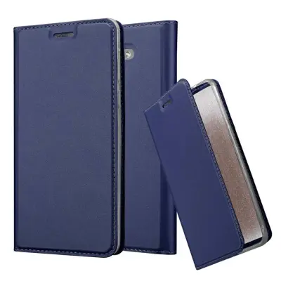 CADORABO Huawei MATE 9 LITE/GR5 2017/Honor 6X v klasična temno modra - Zaščitni ovitek z magnetnim zapiranjem, stoječo funkcijo in režo za kartice