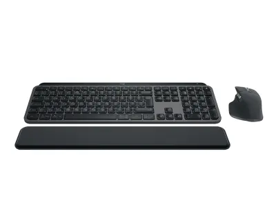 Logitech MX Keys S COMBO, grafitna, SLO g. Tipkovnica in miška