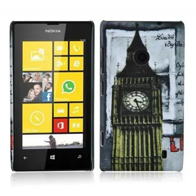 Cadorabo Case, združljiv z Nokia z Londonom - Big Ben Print - Hard Case zaščitna platnica v trendnem oblikovanju