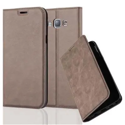 Cadorabo Ohišje, združljivo z Samsung Galaxy A8 2015 v kavovinsko rdeča - Zaščitni ovitek z magnetnim zapiranjem, stoječo funkcijo in režo za kartice