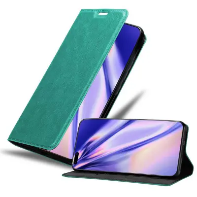 CADORABO Huawei P40 PRO/P40 PRO+ v bencinsko turkizna - Zaščitni ovitek z magnetnim zapiranjem, stoječo funkcijo in režo za kartice