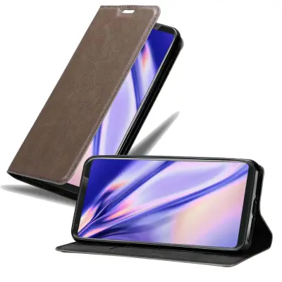 Cadorabo Ohišje, združljivo z LG V35 v kavovinsko rdeča - Zaščitni ovitek z magnetnim zapiranjem, stoječo funkcijo in režo za kartice
