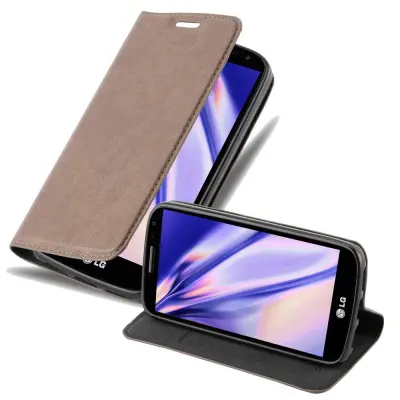 Cadorabo Ohišje, združljivo z LG G2 MINI v kavovinsko rdeča - Zaščitni ovitek z magnetnim zapiranjem, stoječo funkcijo in režo za kartice